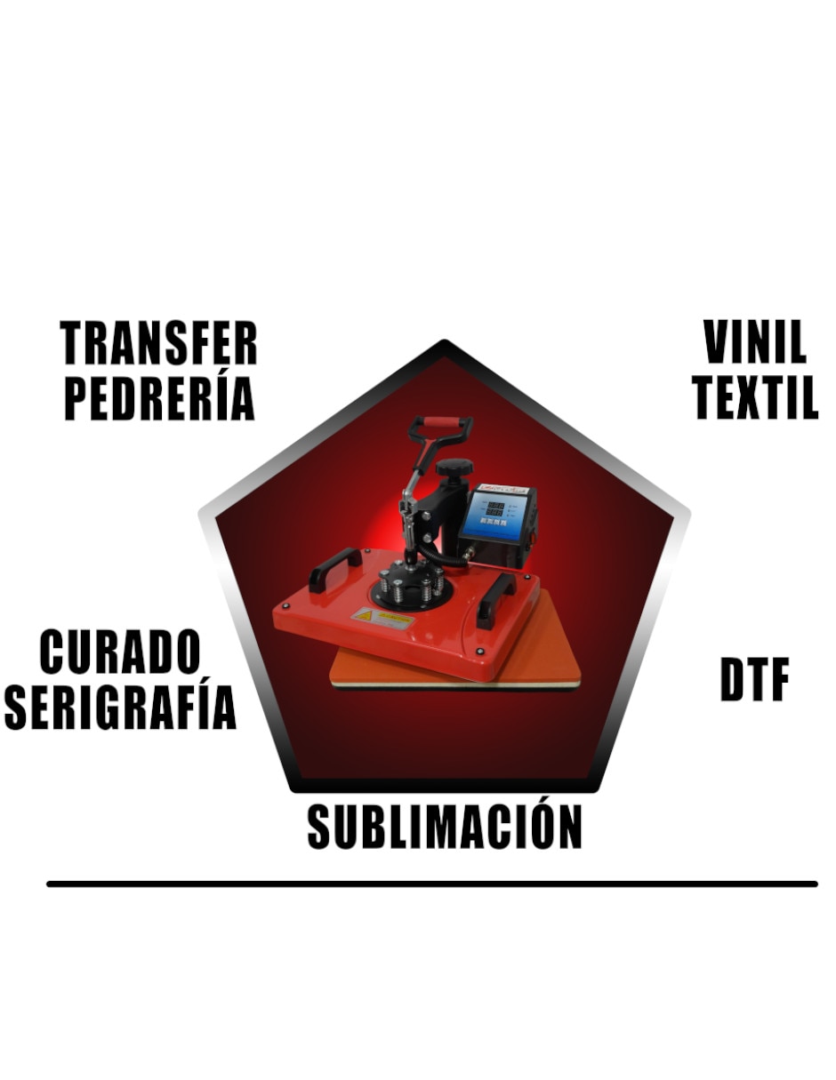 Kit prensa de calor para sublimar Craftech