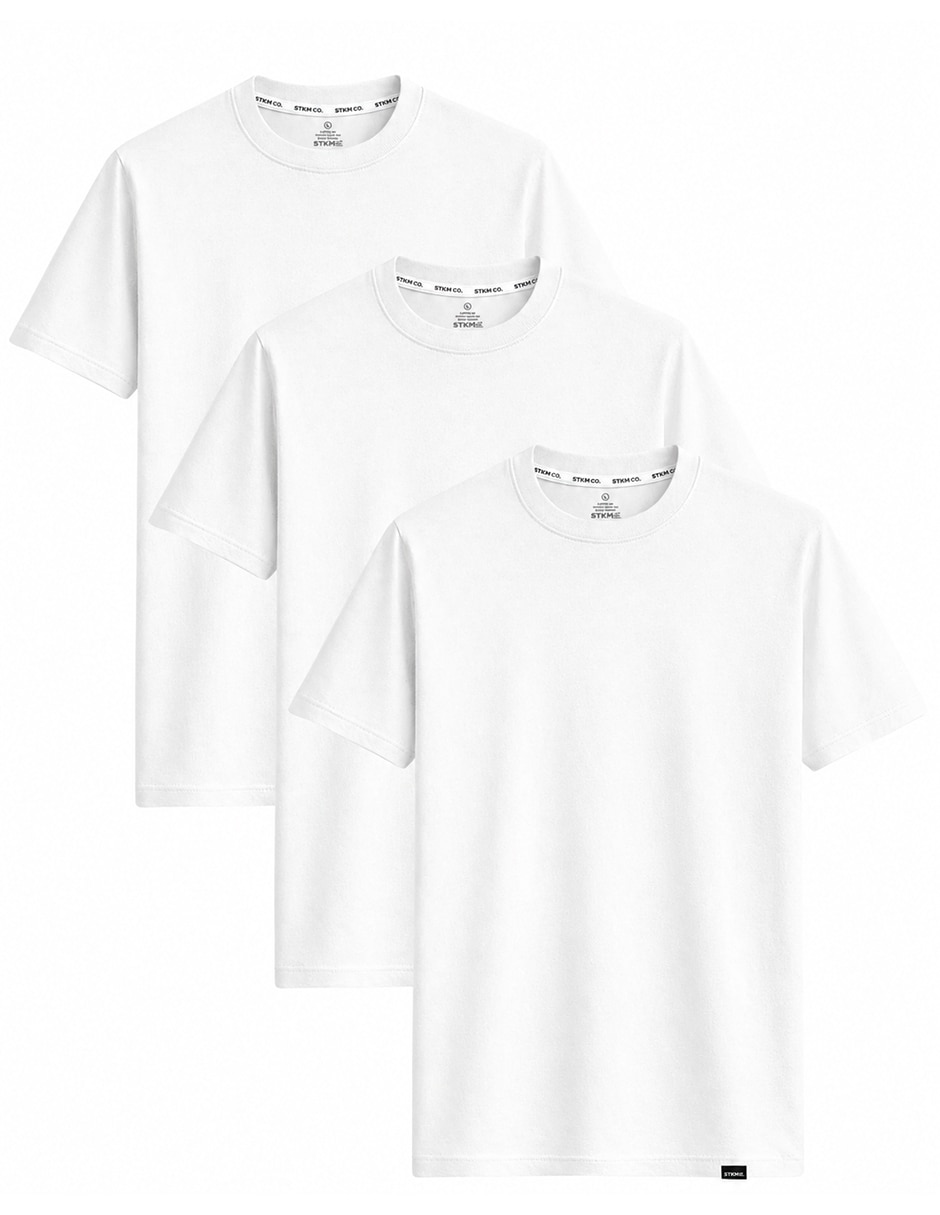 Set playera cuello redondo para hombre 5