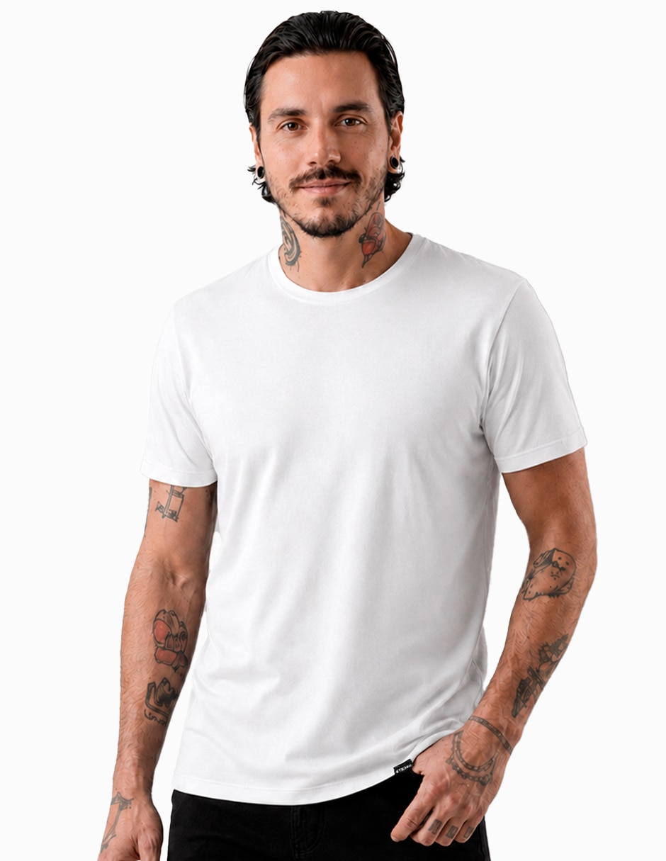 Set playera cuello redondo para hombre 4
