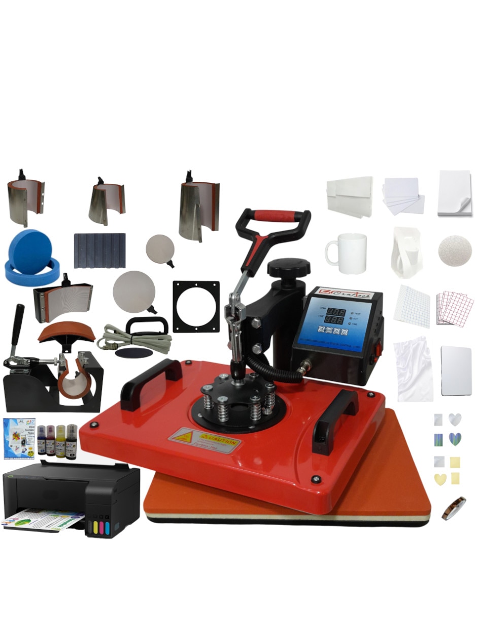 Kit prensa de calor para sublimar