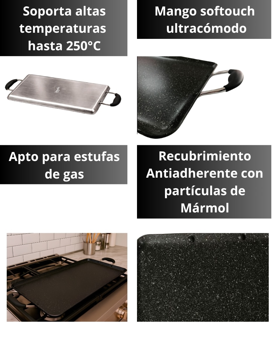 Comal HSM de aluminio 5