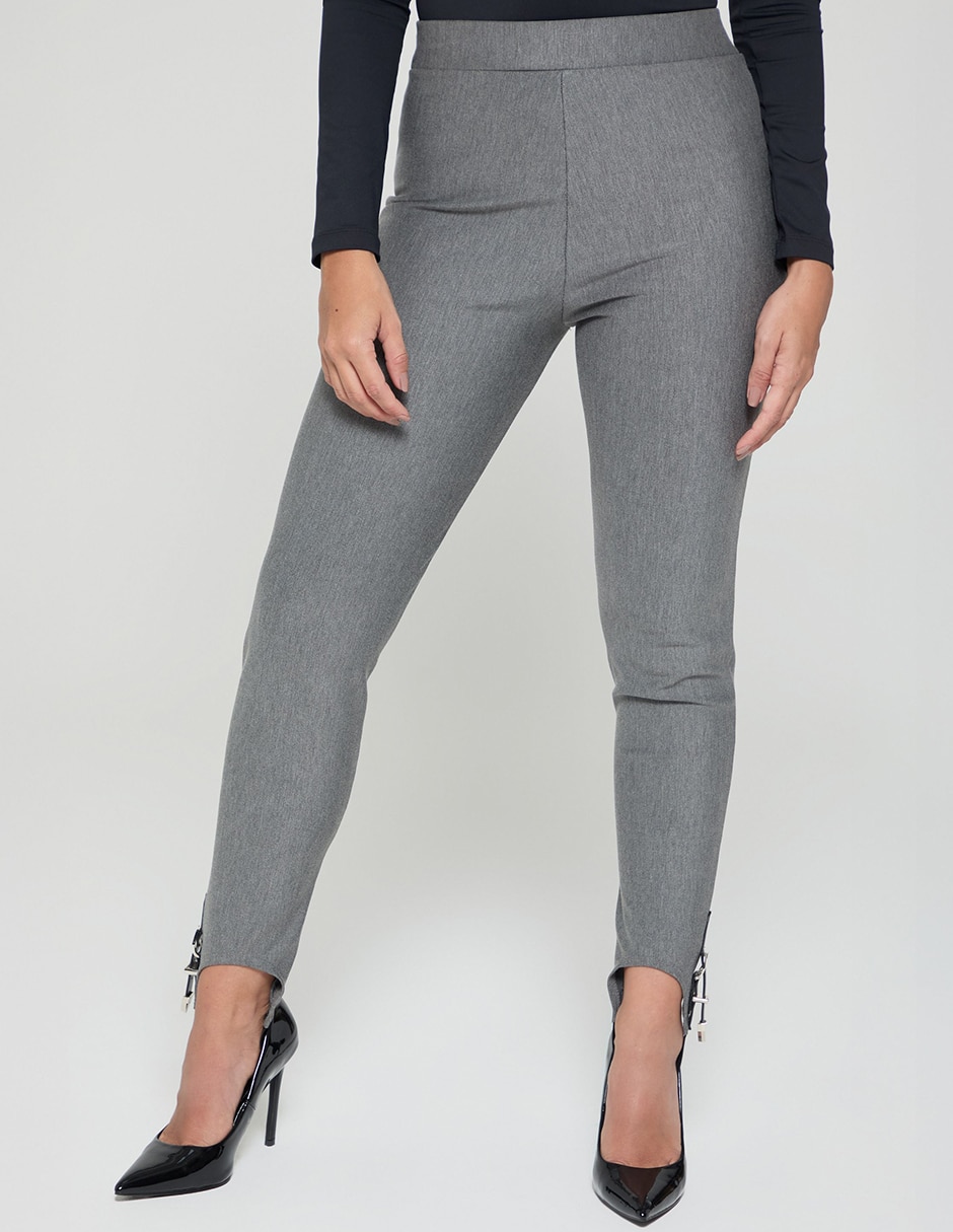 Legging soft tailoring studio f a la cintura alta con elástico para mujer