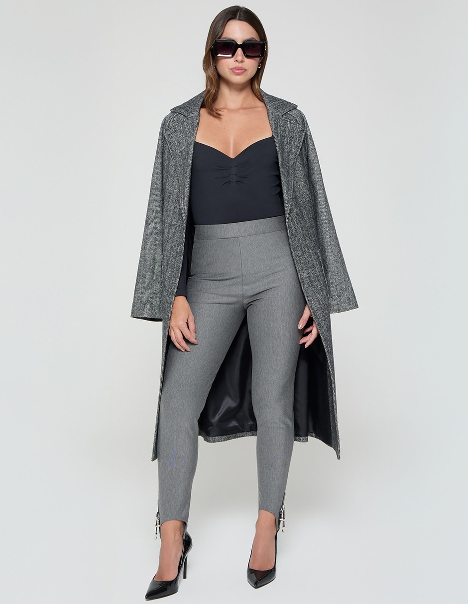 Legging soft tailoring studio f a la cintura alta con elástico para mujer