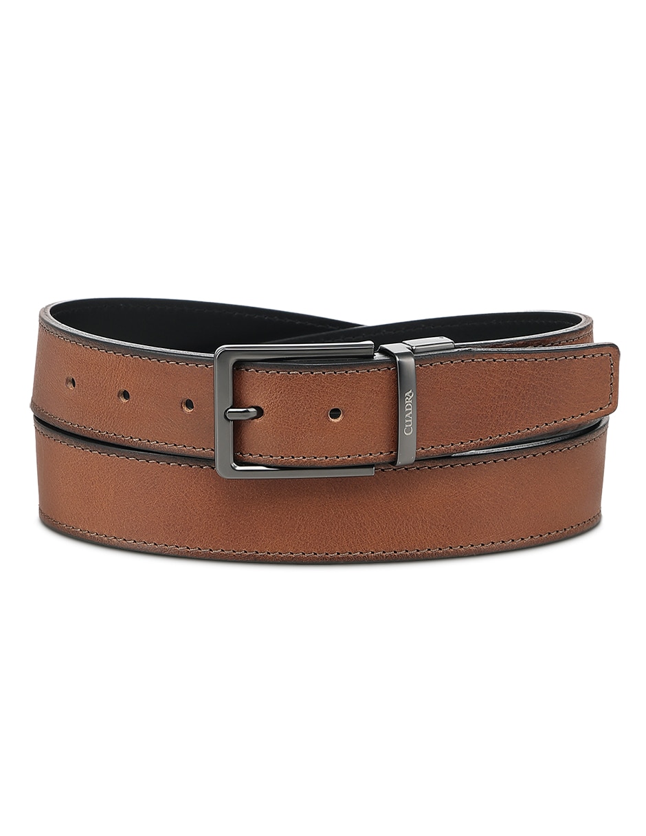 Cinturón de piel para hombre