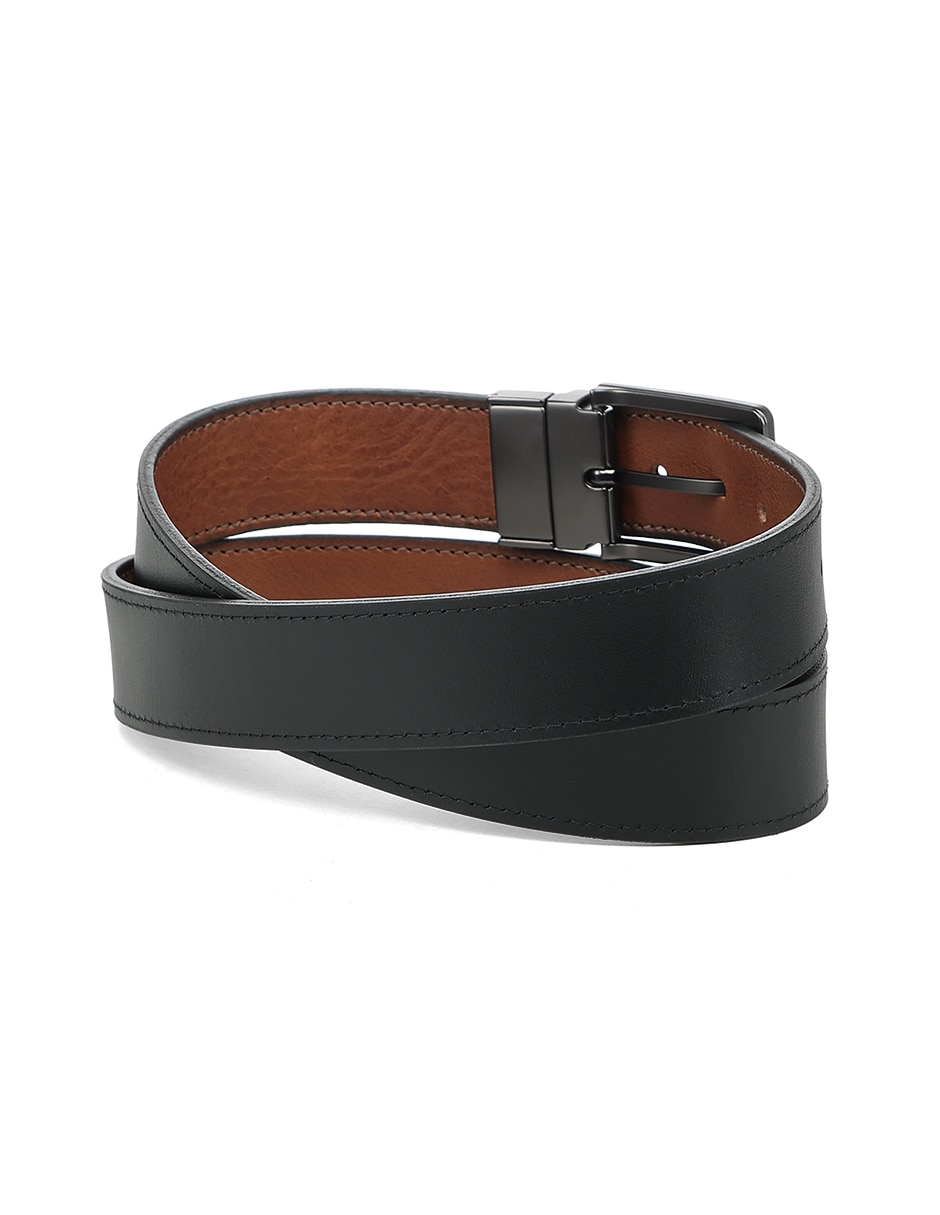 Cinturón de piel para hombre