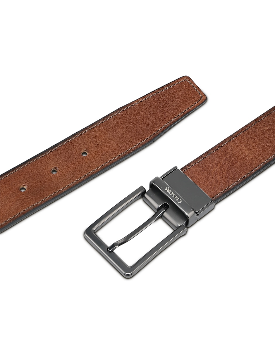 Cinturón de piel para hombre