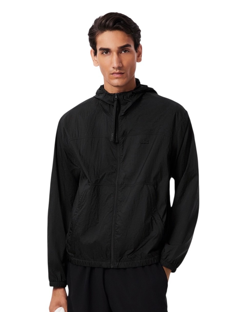 Chamarra casual impermeable con capucha para hombre Chamarra casual impermeable con capucha para hombre
