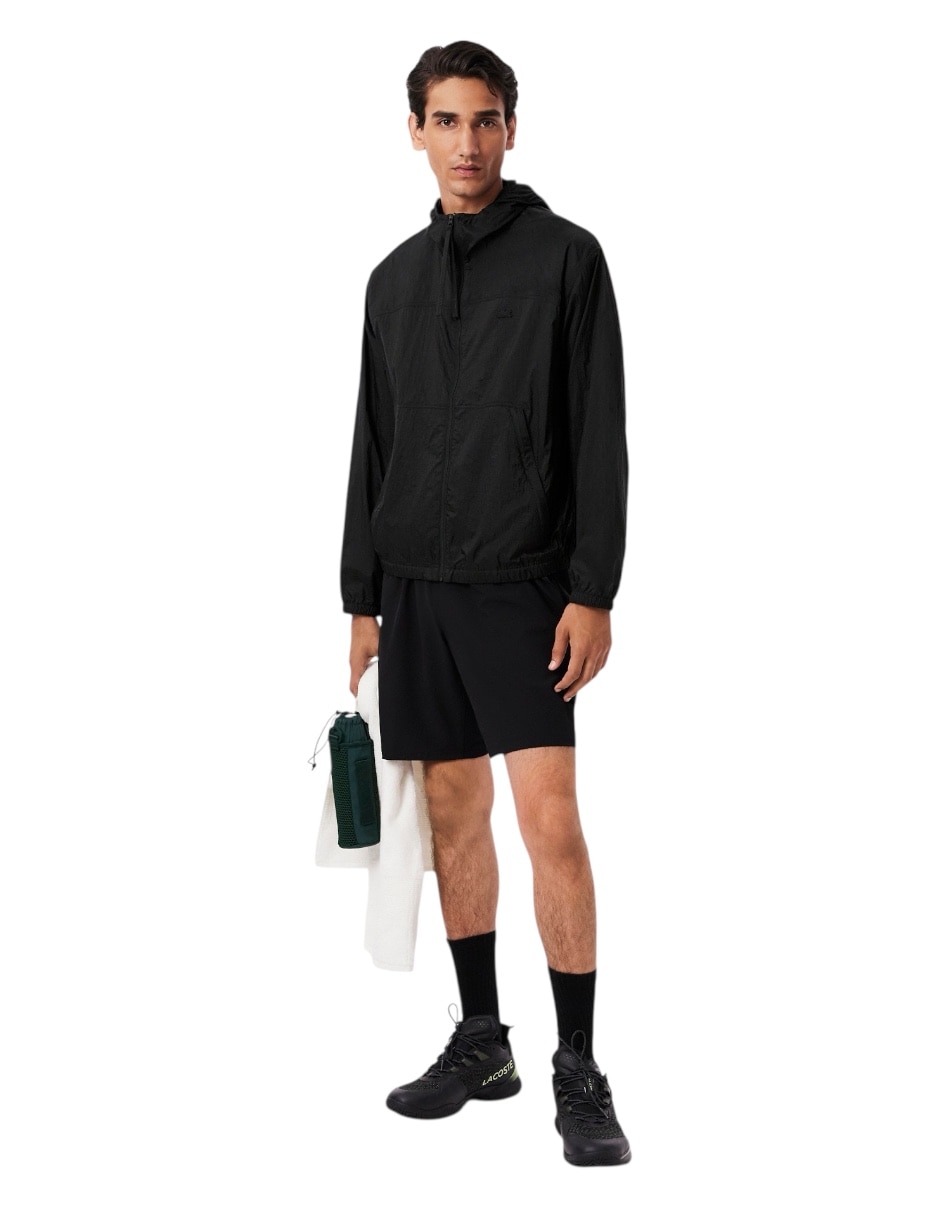 Chamarra casual impermeable con capucha para hombre 5
