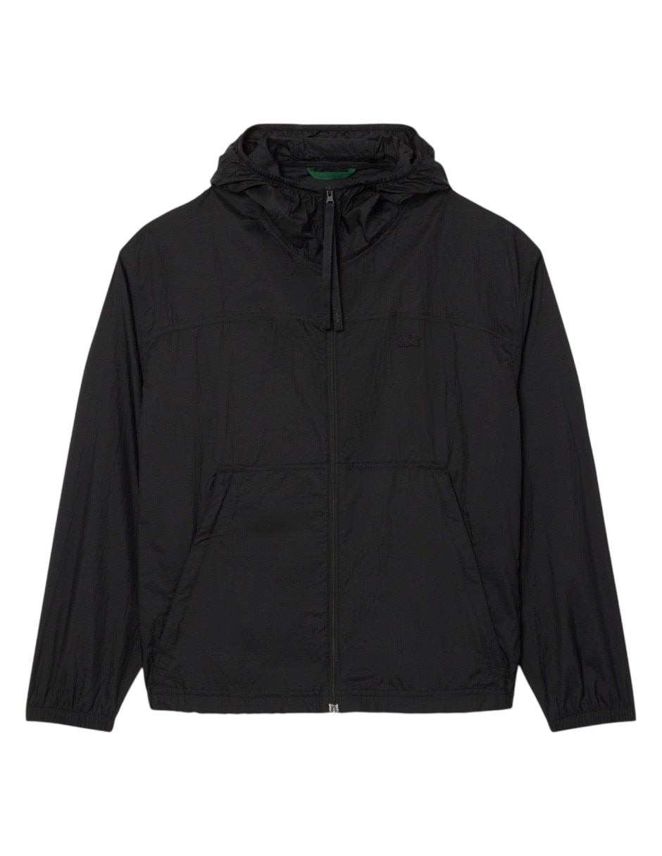 Chamarra casual impermeable con capucha para hombre 2
