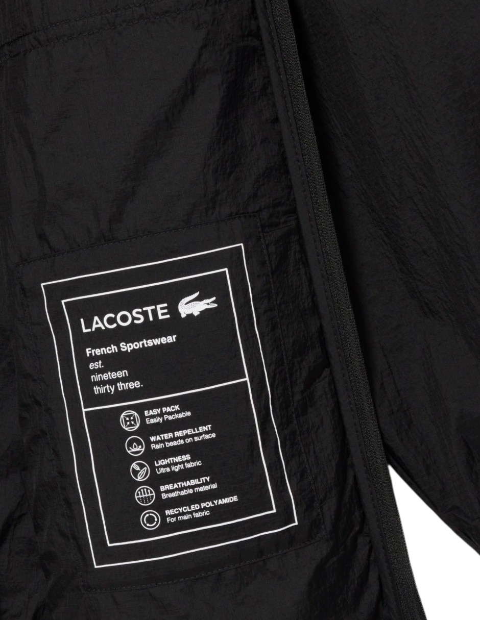 Chamarra casual impermeable con capucha para hombre 6