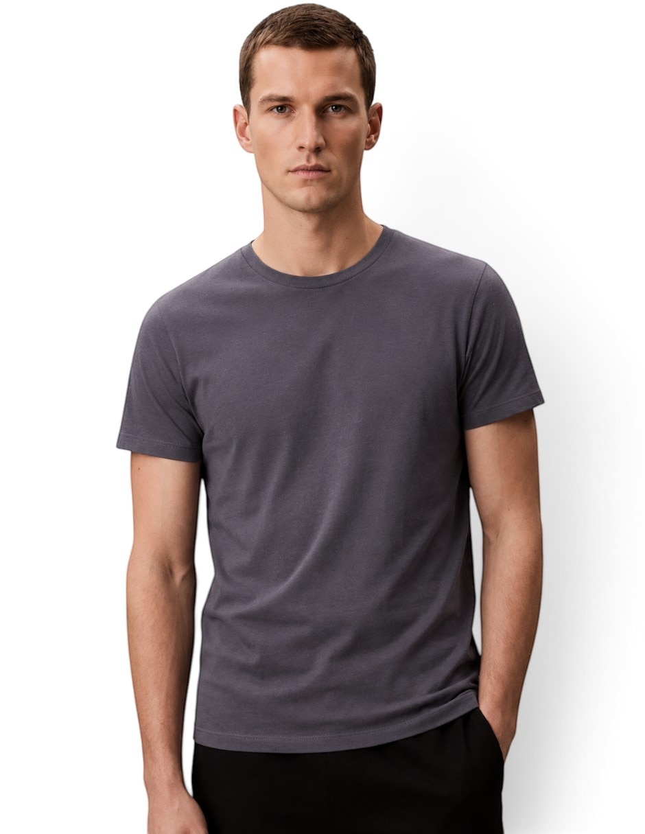 Playera playeras cuello redondo para hombre 2