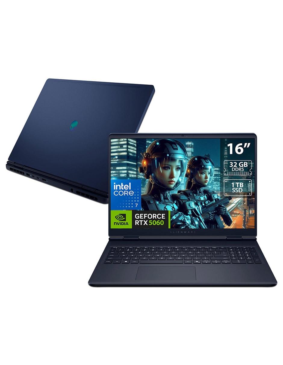 Laptop Aurora 16 pulgadas 2560 x 1600 Intel Core 7 240H Nvidia GeForce RTX 5060 32 GB RAM 1 TB SSD Laptop Aurora 16 pulgadas 2560 x 1600 Intel Core 7 240H Nvidia GeForce RTX 5060 32 GB RAM 1 TB SSD