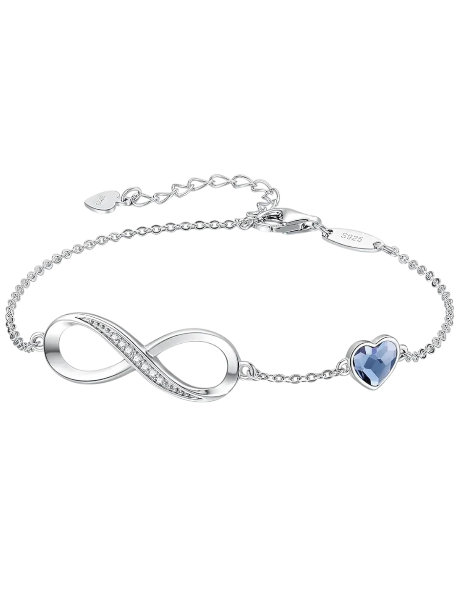 Pulsera de plata con acabado