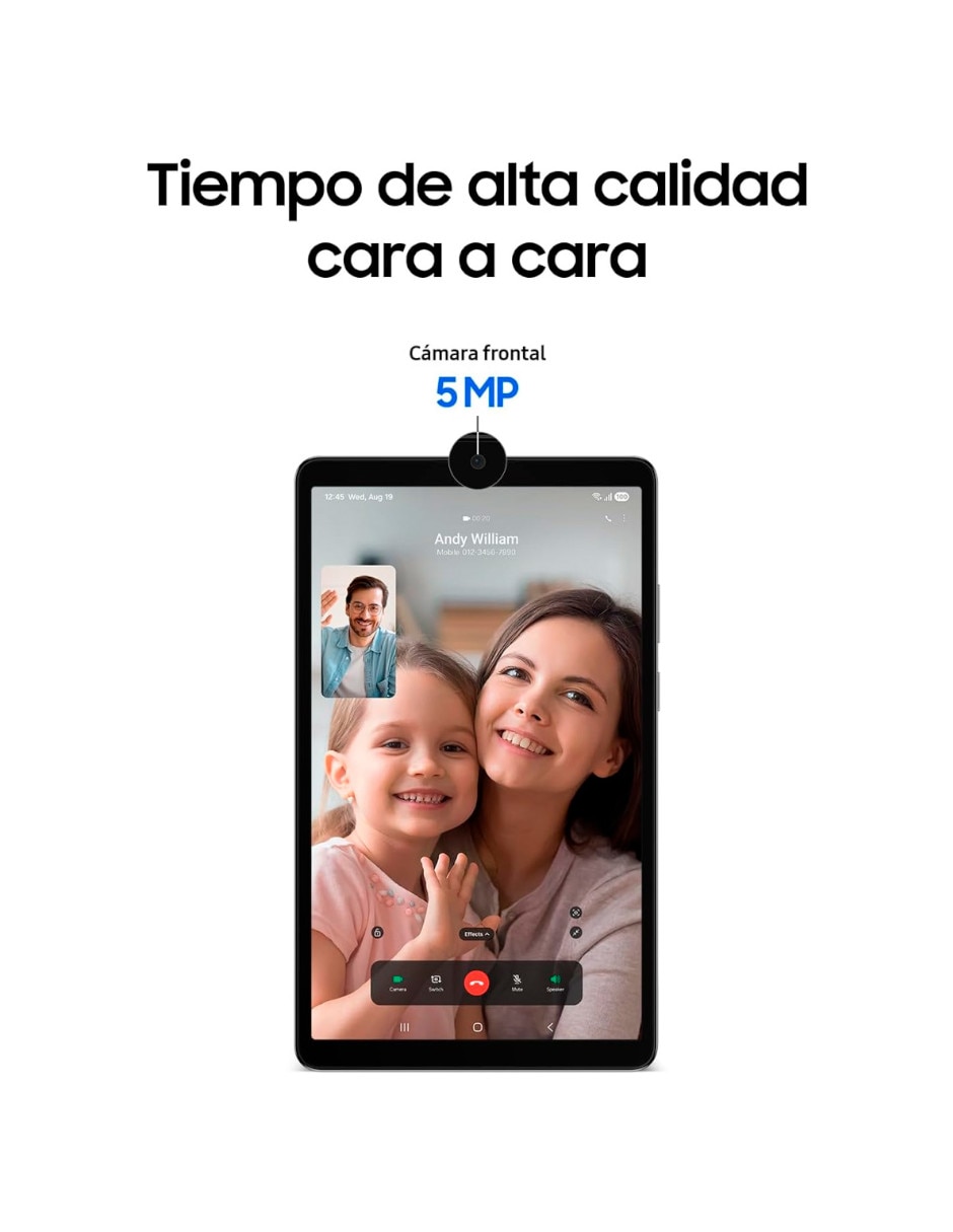 Tablet sm-x133nzaemxo 8.7 pulgadas 128 gb de almacenamiento de 8 gb ram
