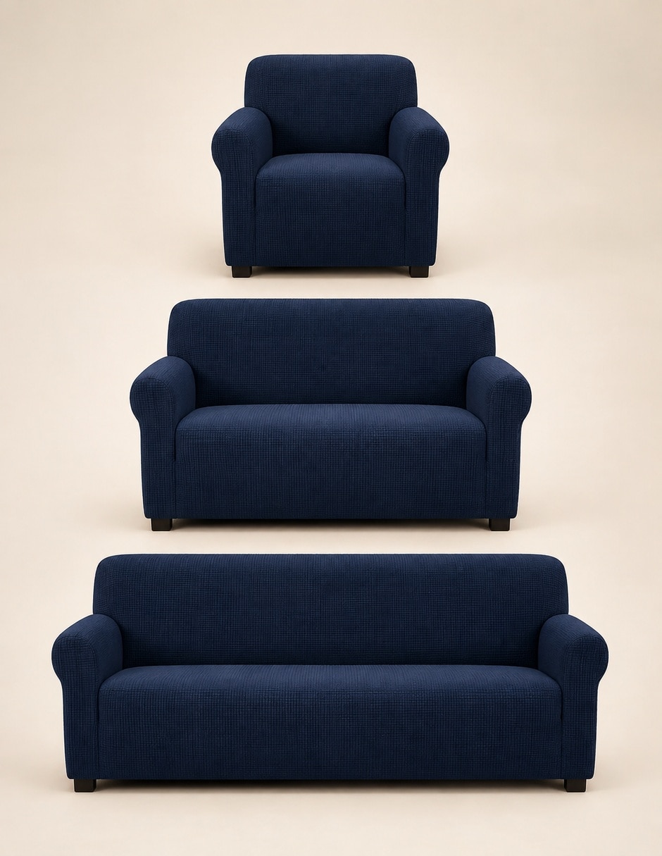 Funda sillón antideslizante 3 piezas Funda sillón antideslizante 3 piezas