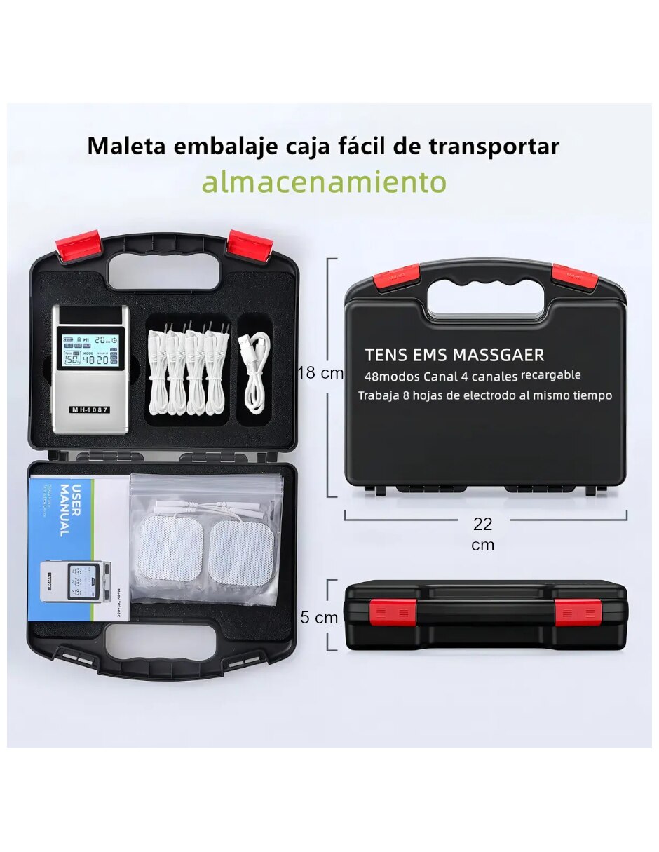 Electroestimulador muscular