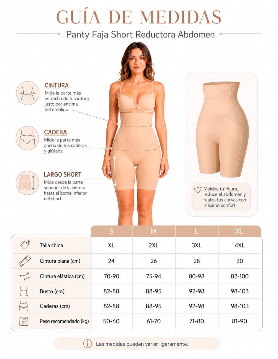 Leggins control de abdomen con compresión alta para mujer 4