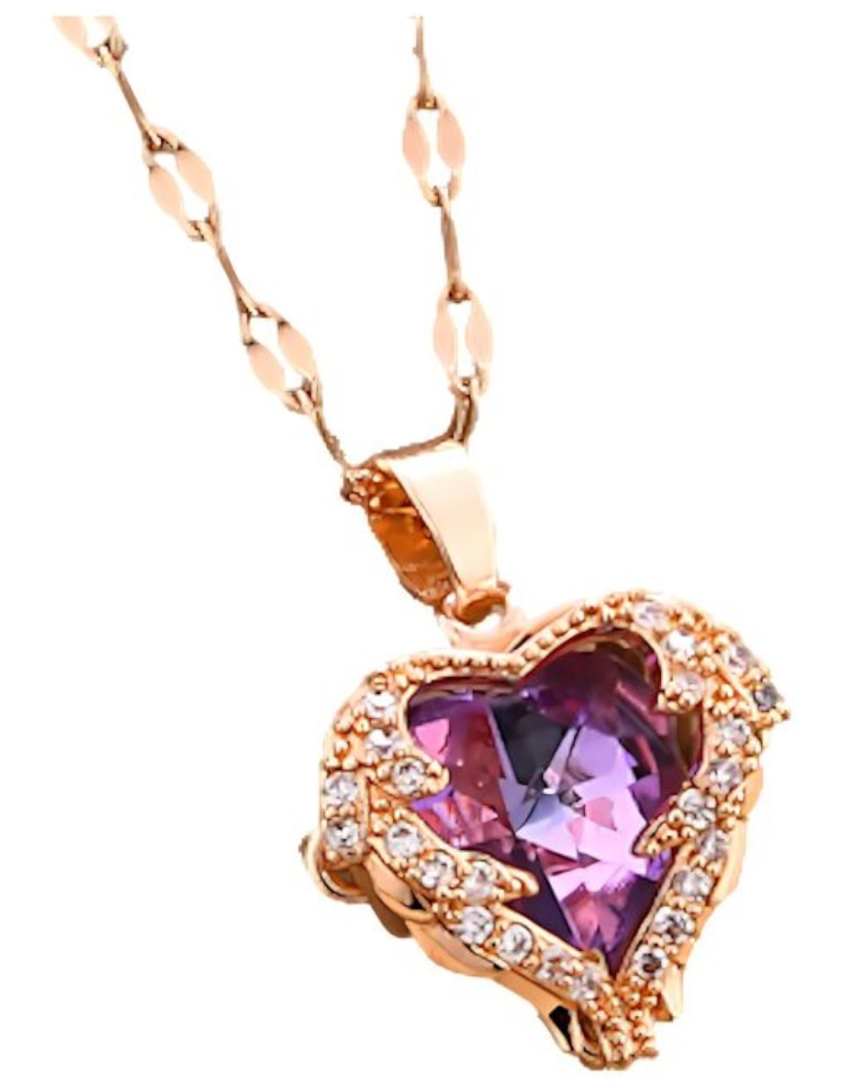Collar con dije de corazón