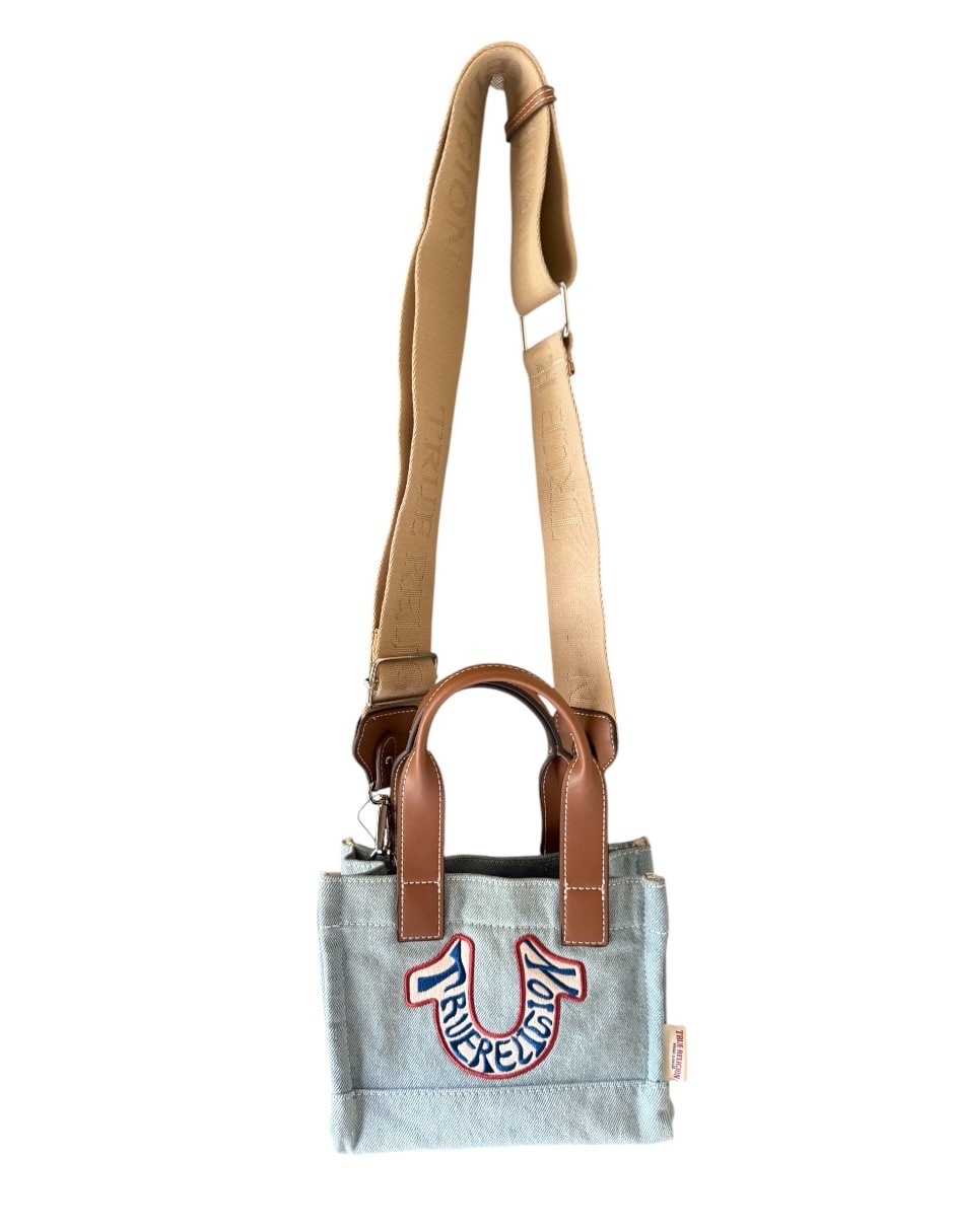 Bolsa crossbody true religion de mezclilla para mujer