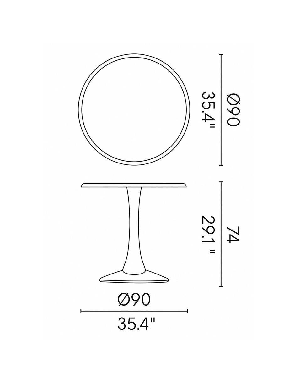 Mesa de centro heron 7169b-dt de polipropileno 4