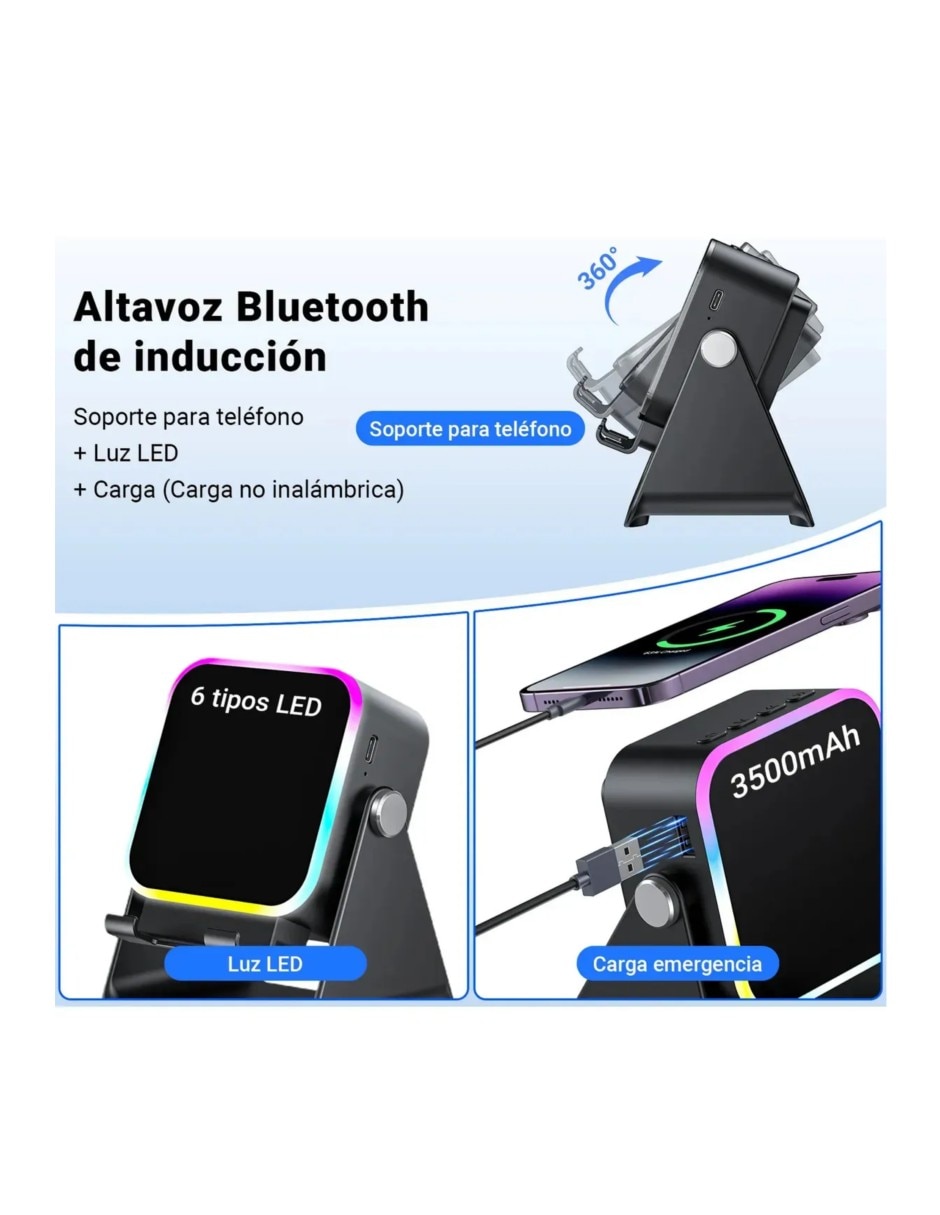 Bocina recargable alámbrica 2