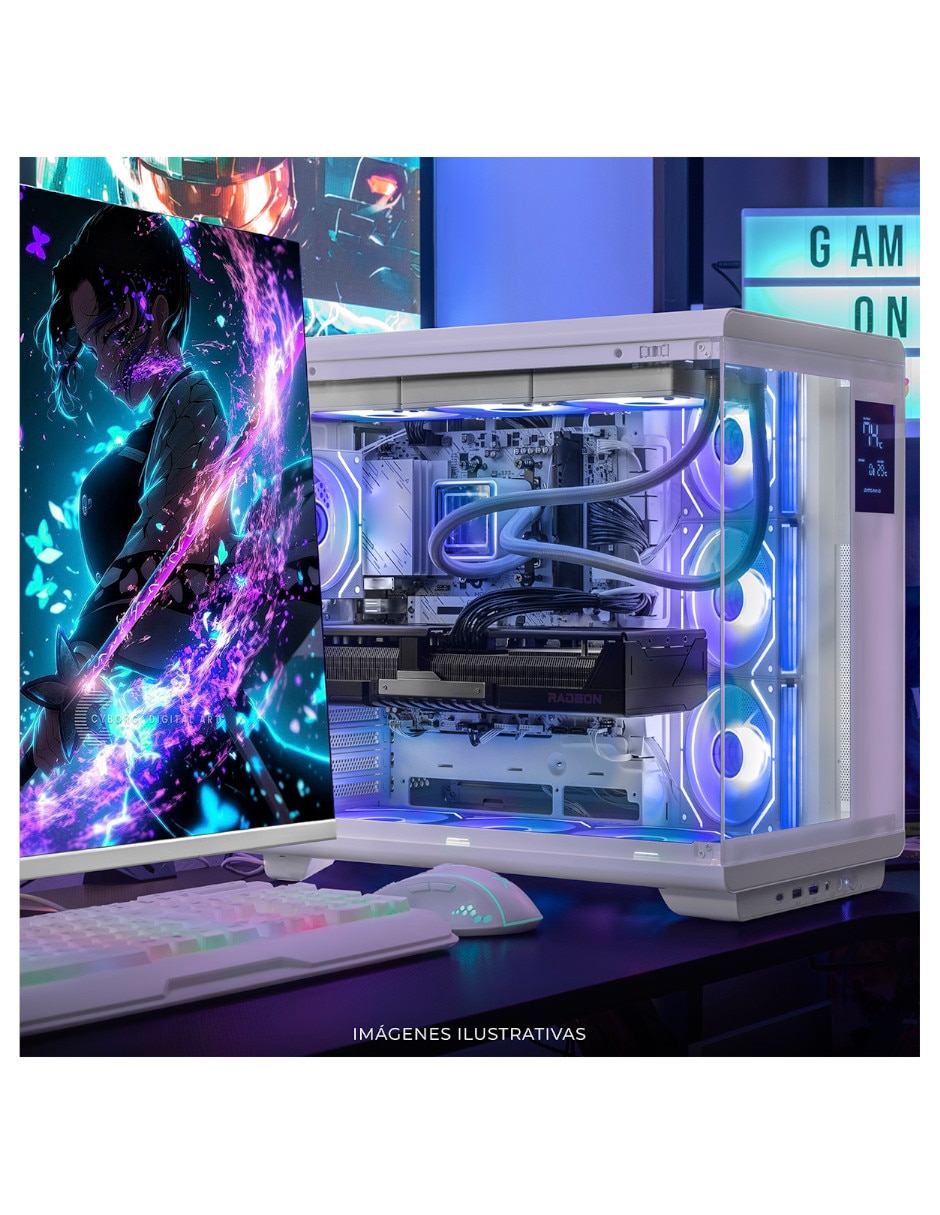 Computadora gamer 31.5 pulgadas Full HD AMD Ryzen 9 AMD Radeon RX 9070 XT 16 GB RAM 1 TB