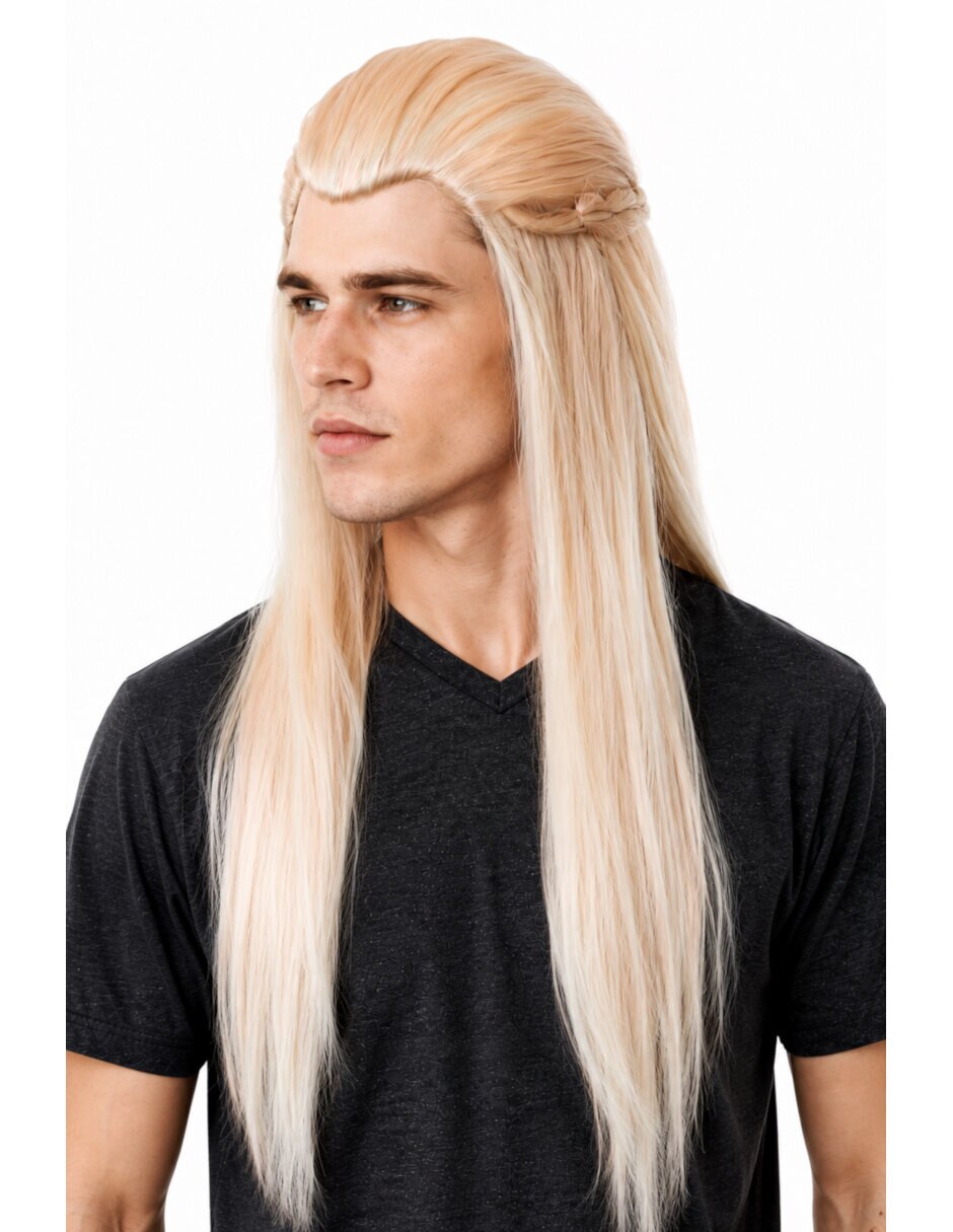 Peluca para disfraz de Legolas 5