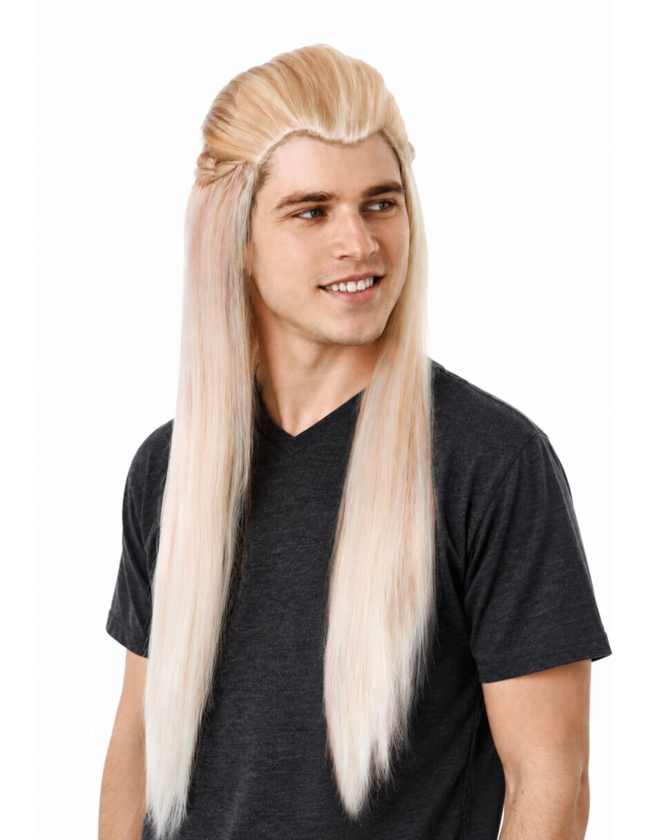 Peluca para disfraz de Legolas 4