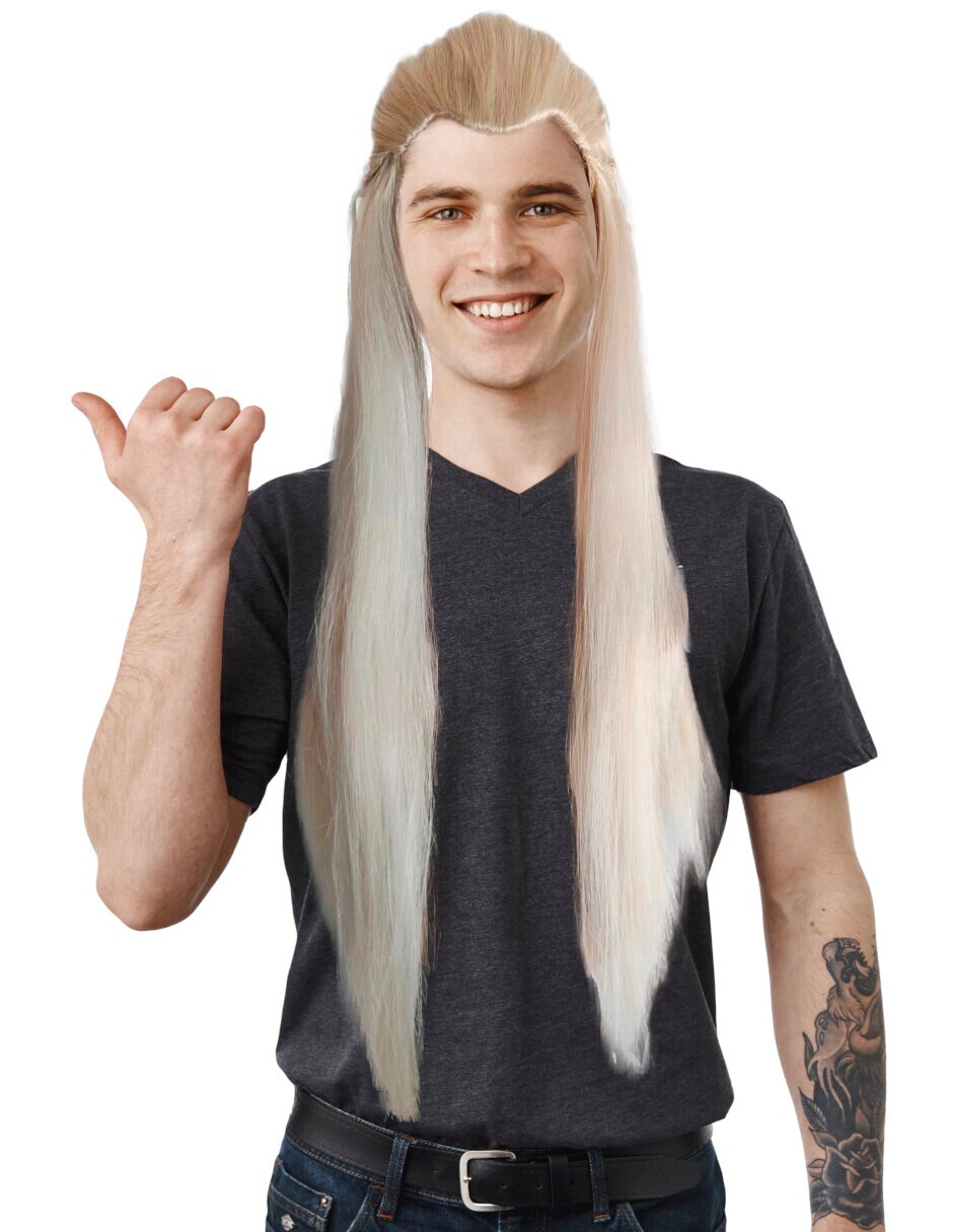 Peluca para disfraz de Legolas 3