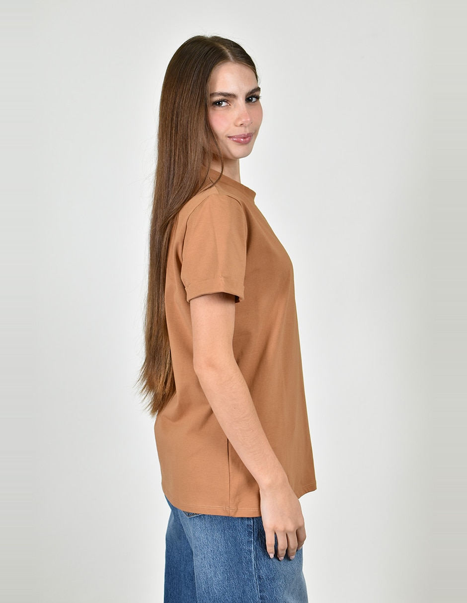 Blusa manga corta para mujer 5