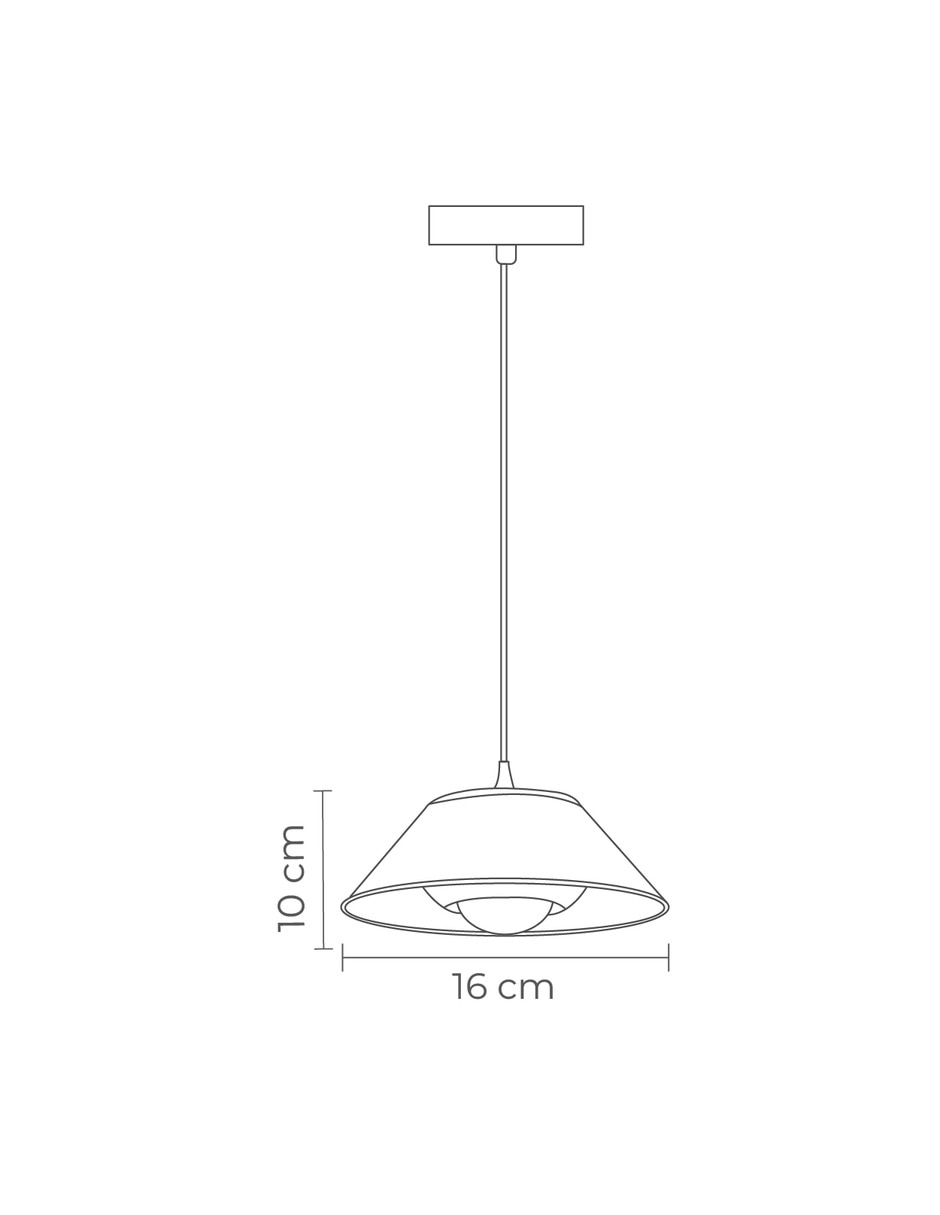 Lámpara colgante LED everest 2