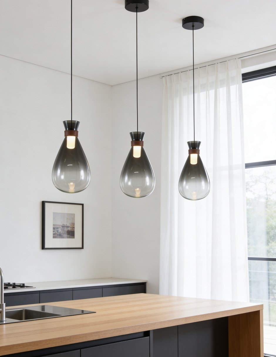 Lámpara colgante LED lustre 4