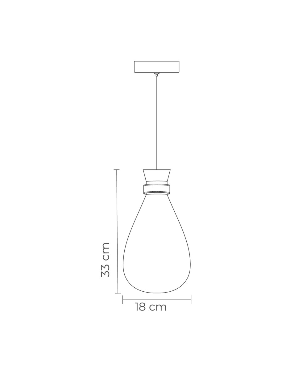 Lámpara colgante LED lustre 3