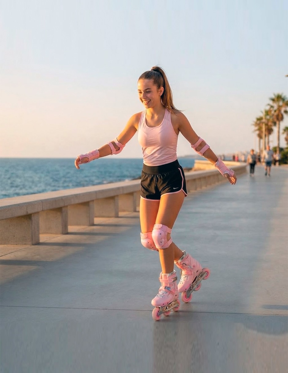Patines en línea freeskate y slalom unisex 2