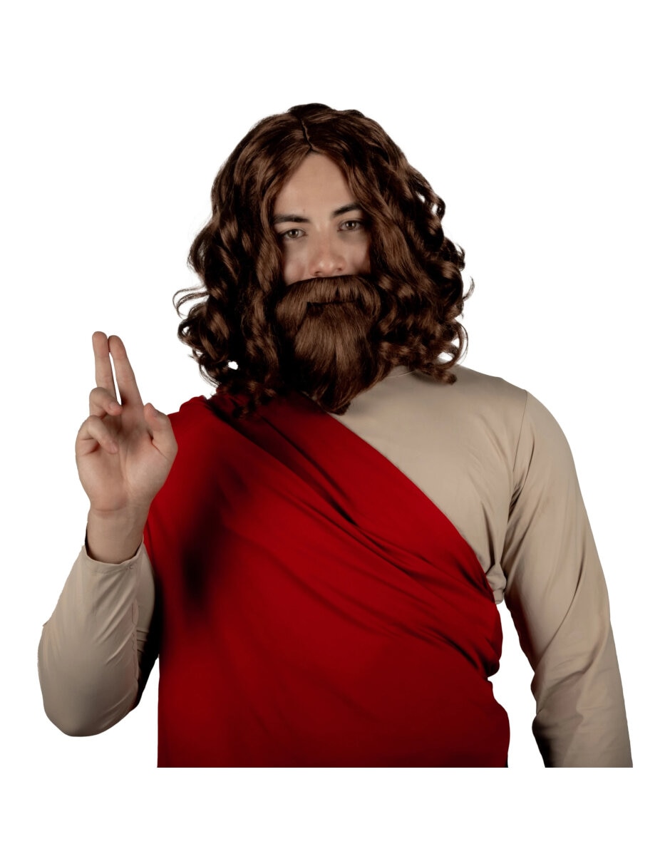 Peluca para disfraz de Yisus 6