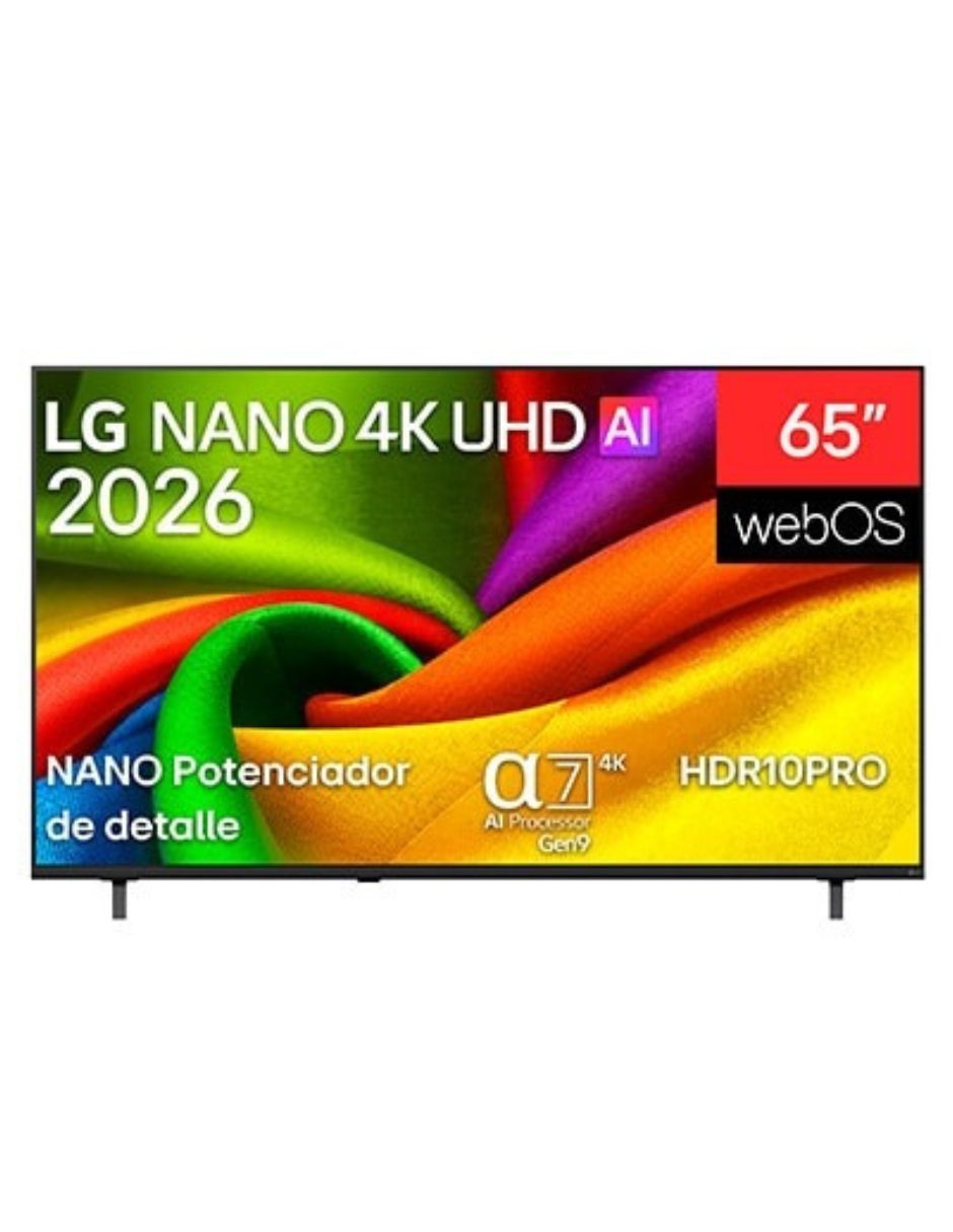 Pantalla Smart TV NanoCell de 4K 65NU851BPSG con WebOS con AI Sound 5