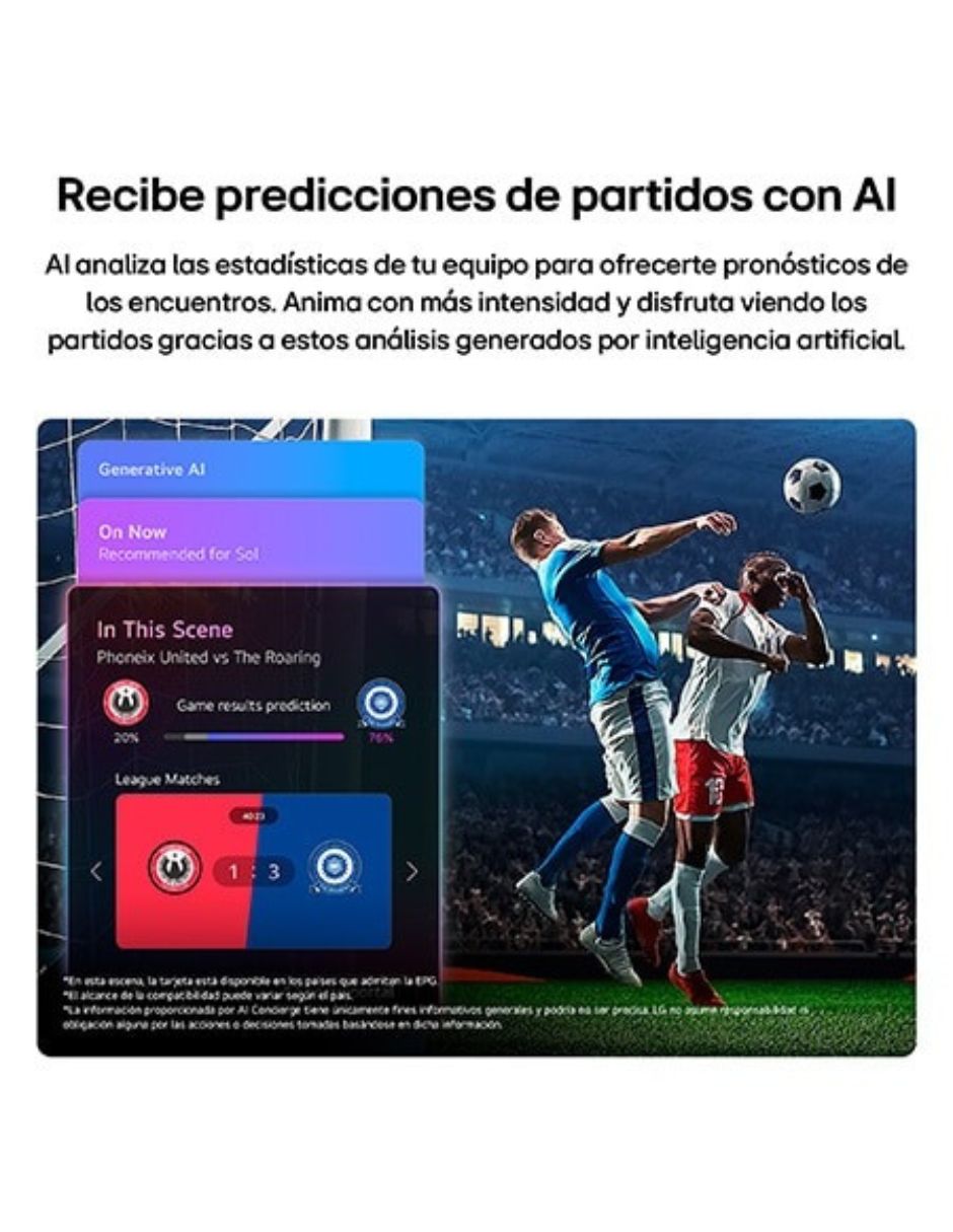 Pantalla Smart TV NanoCell de 4K 65NU851BPSG con WebOS con AI Sound 2
