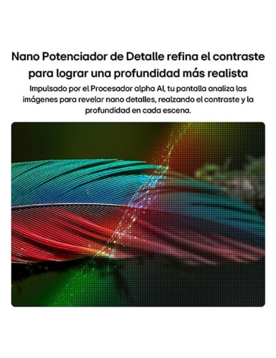 Pantalla Smart TV NanoCell de 4K 65NU851BPSG con WebOS con AI Sound 7
