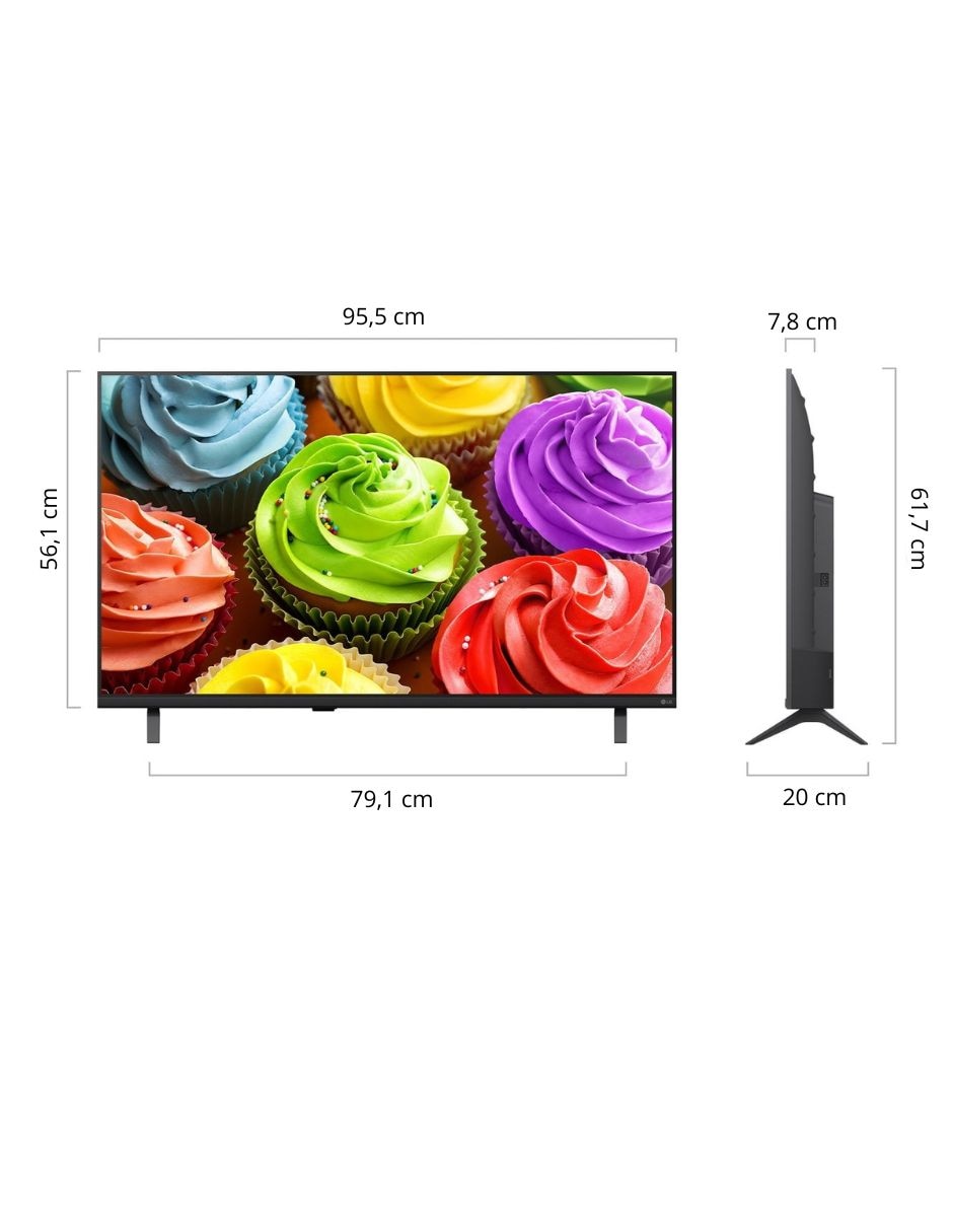 Pantalla Smart TV LED de Full HD 43LB6500PSB con WebOS con AI 10