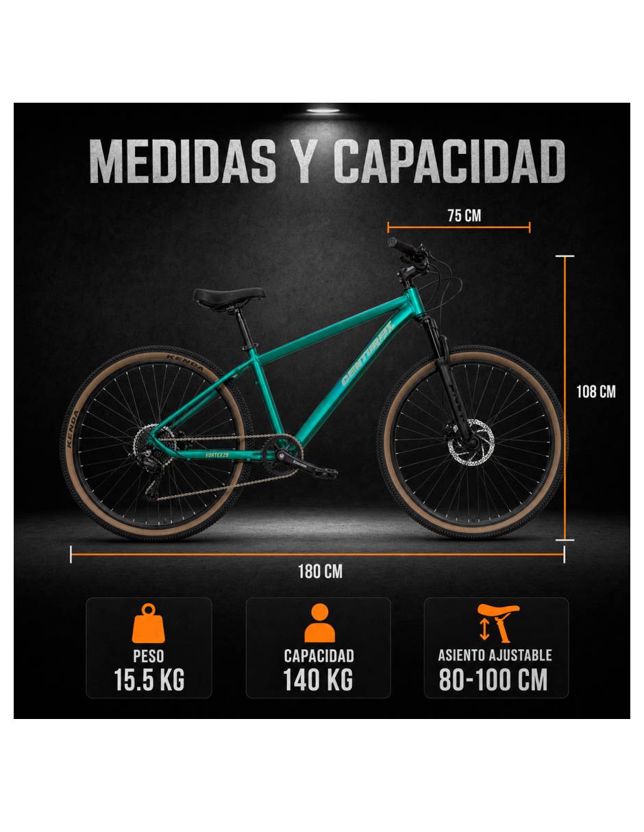 Bicicleta de montaña rodada 29 unisex 10