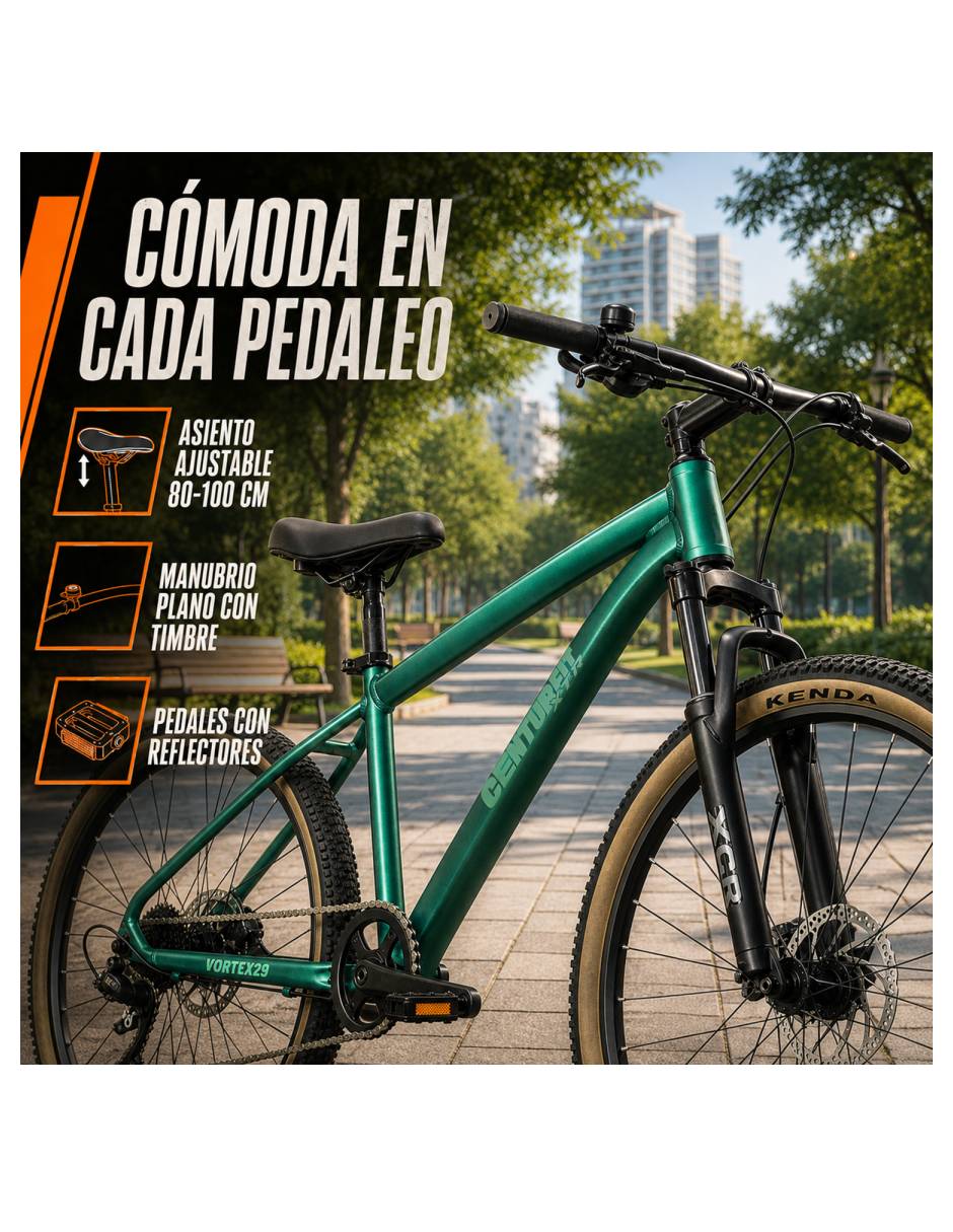Bicicleta de montaña rodada 29 unisex 2