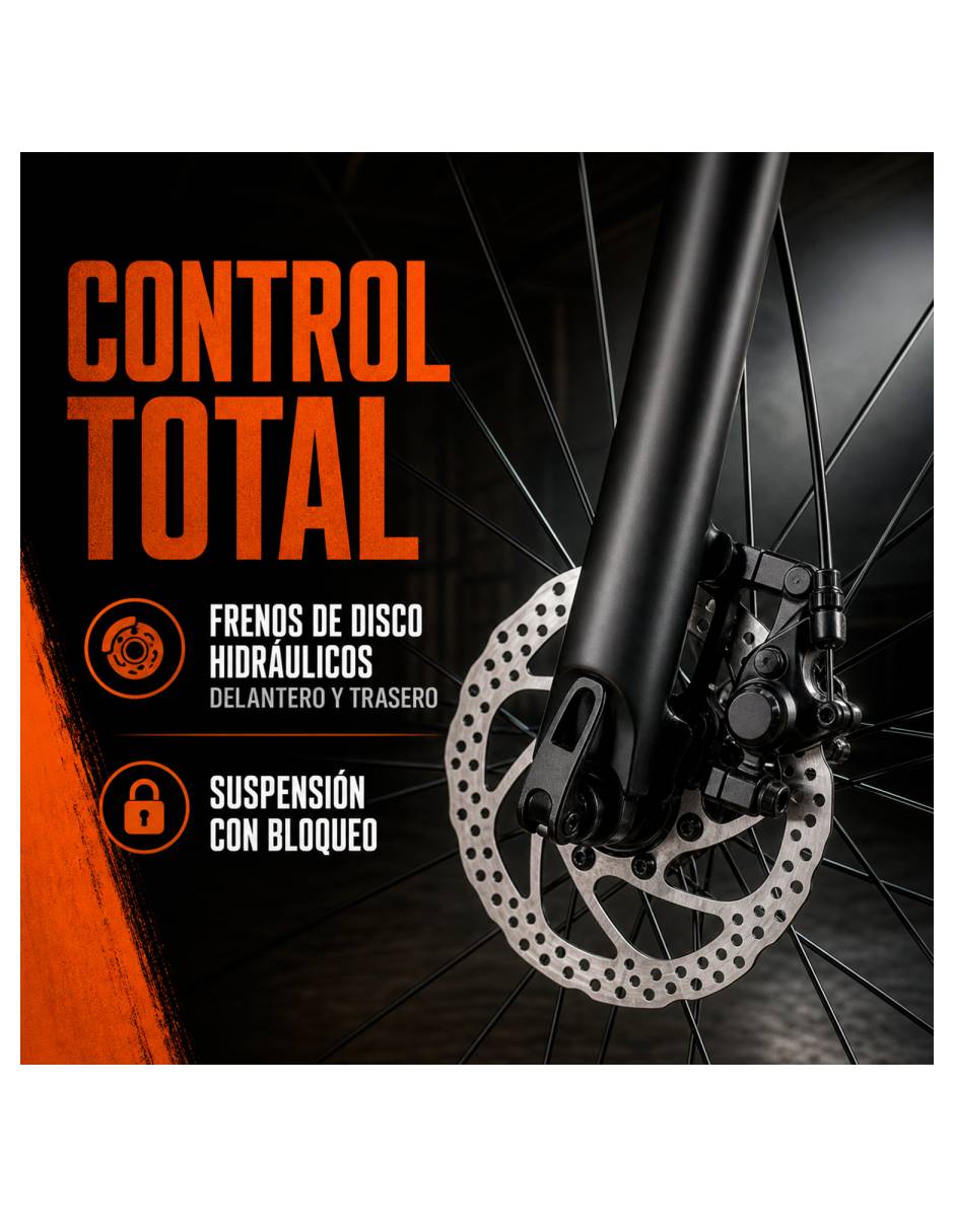 Bicicleta de montaña rodada 29 unisex 4