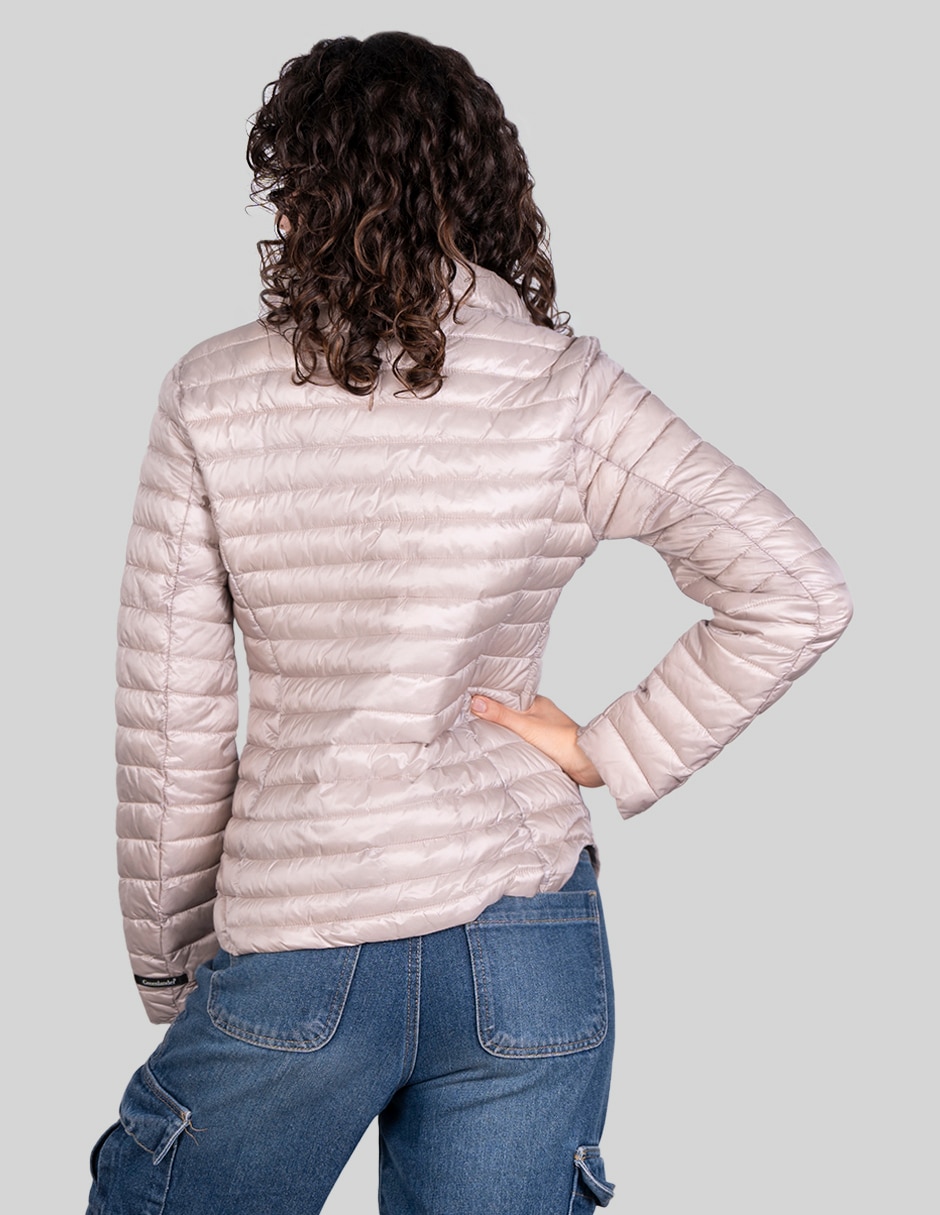 Chamarra casual chamarra corta para mujer 3