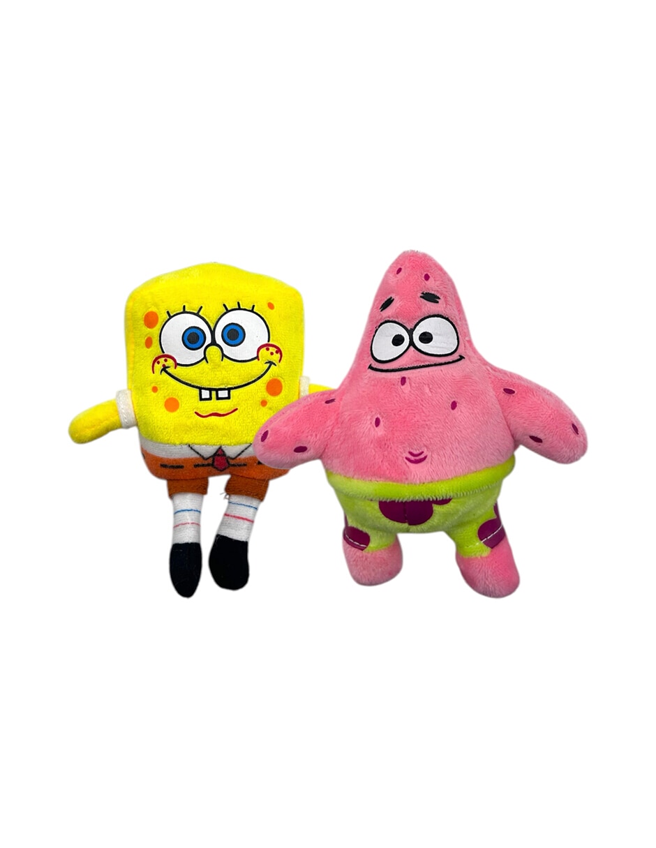 Set Llavero Bob Esponja y Patricio de Peluche