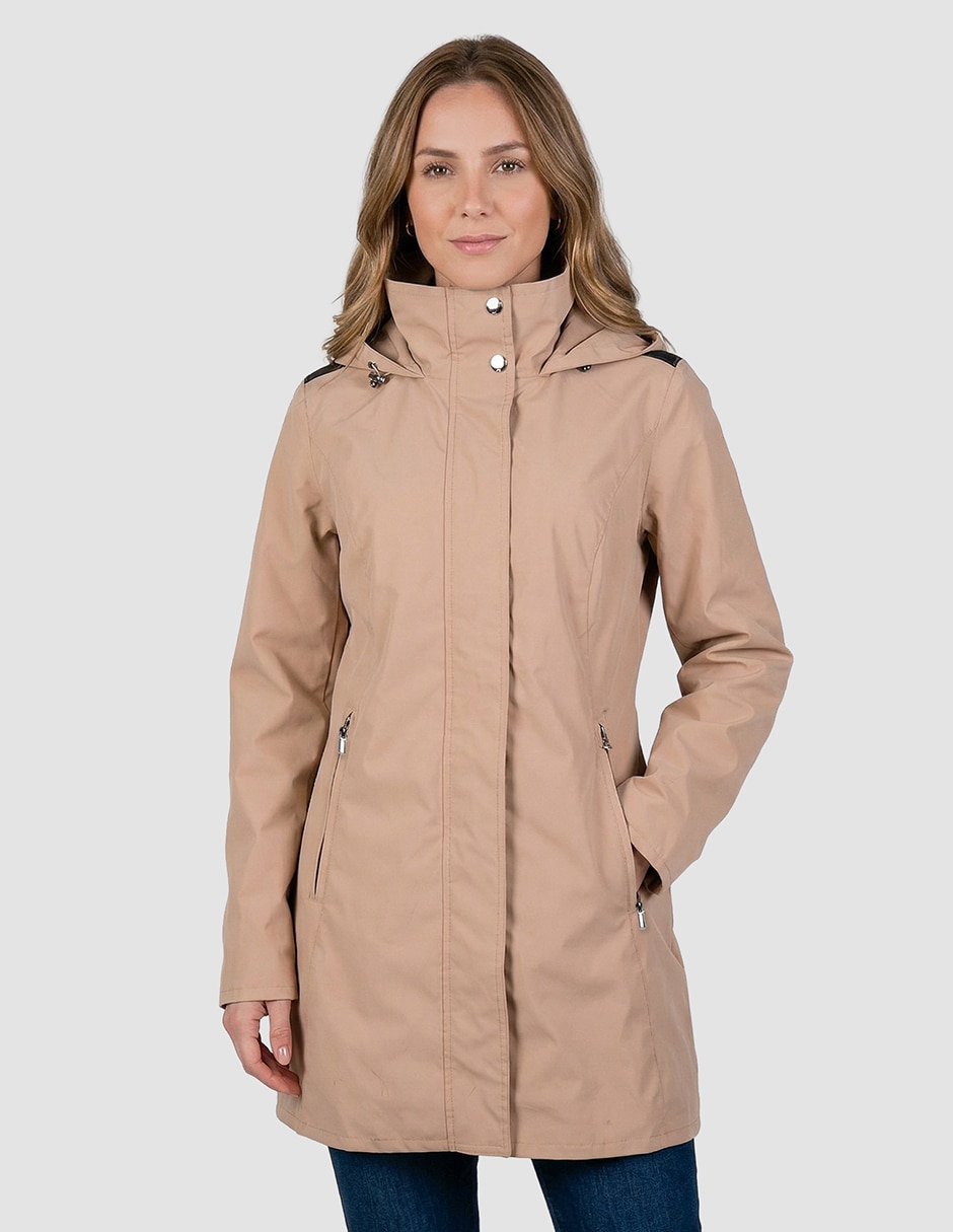 Chamarra parka parka 3/4 para mujer Chamarra parka parka 3/4 para mujer