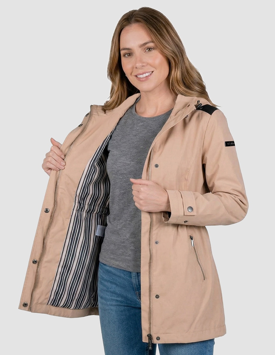 Chamarra parka parka 3/4 para mujer 5