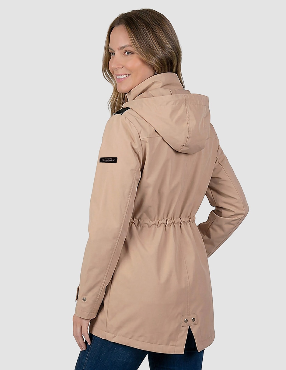 Chamarra parka parka 3/4 para mujer 4