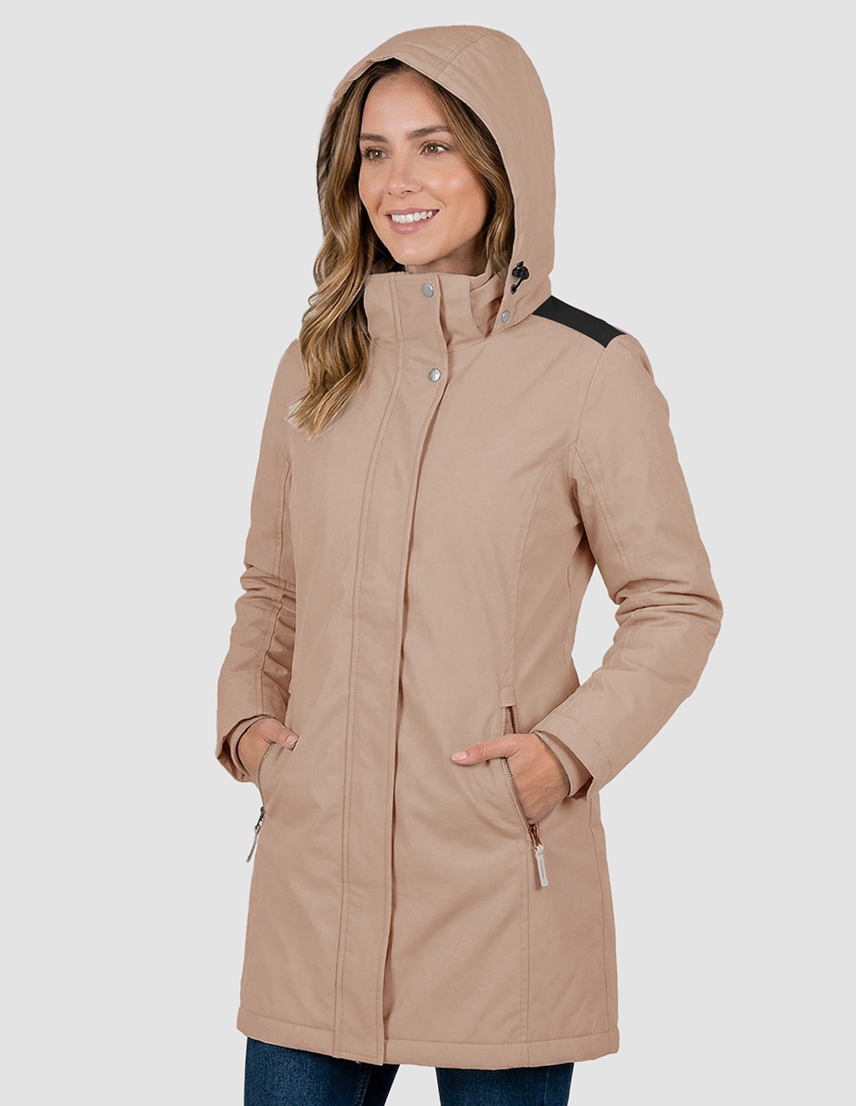 Chamarra parka parka 3/4 para mujer 3
