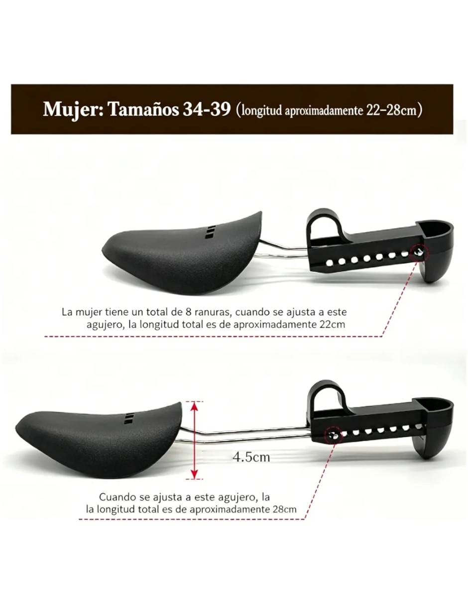 Horma para zapato de mujer de plástico 4