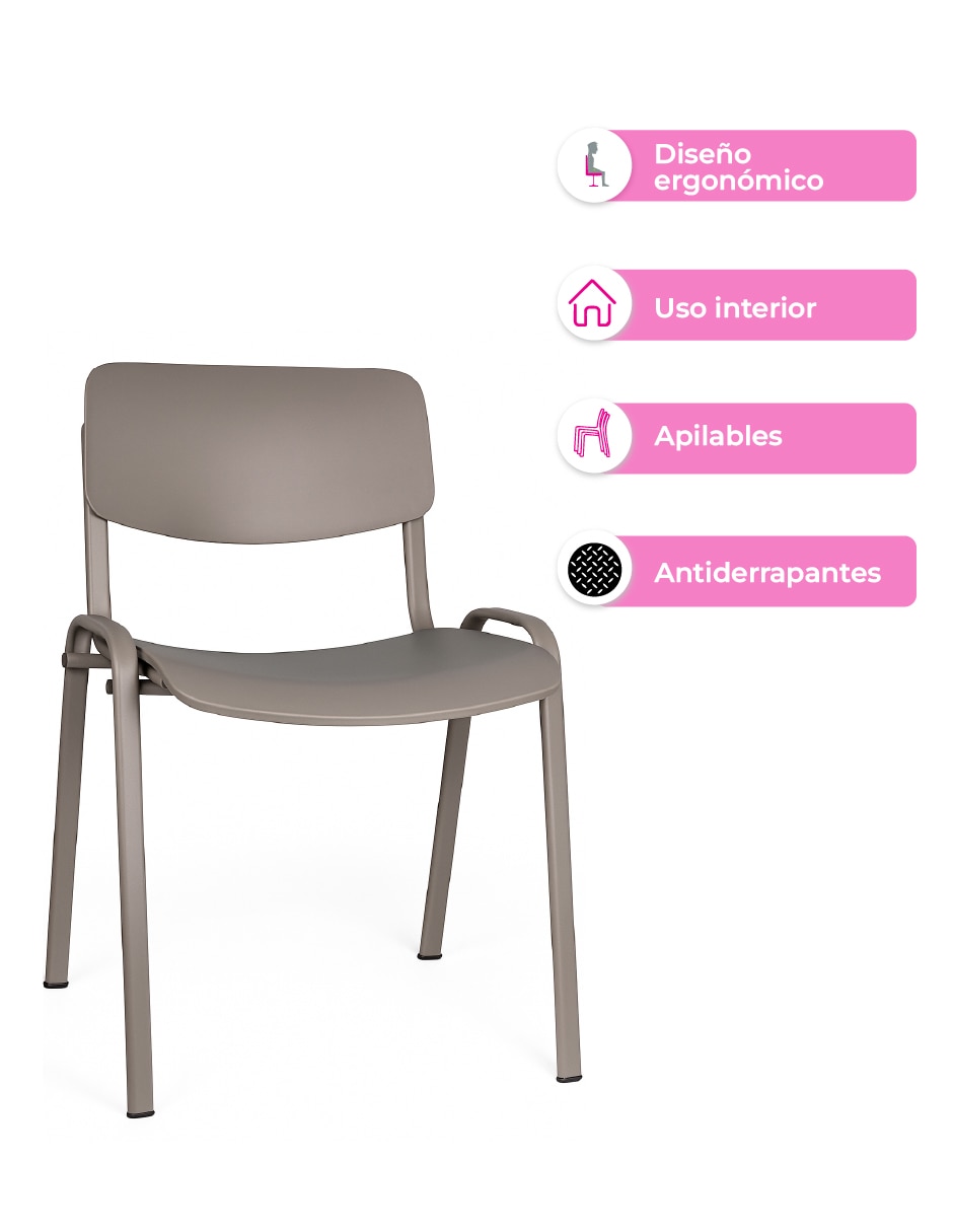 Set de sillas 4 piezas OFFIHO